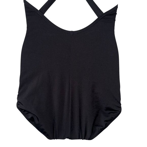 NWT Speedo PowerFlex Ultraback One Piece Swimsuit Womens 14 Black White - Picture 8 of 9